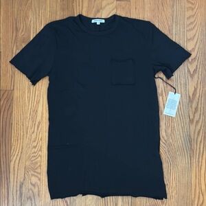 Cotton Citizen‎ Jagger Tee Pocket Jet Black Men's Small NWT unisex basic